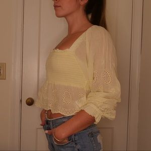 Light green/ yellow top